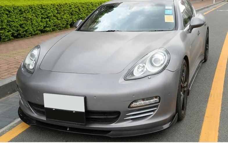 High Quality Carbon Fiber Upper Front Lip Bumper Splitter Front Bumper Crash Bar for  Panamer 2009-2011